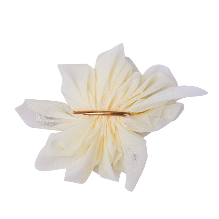 Bride Ruffle Hair Pin