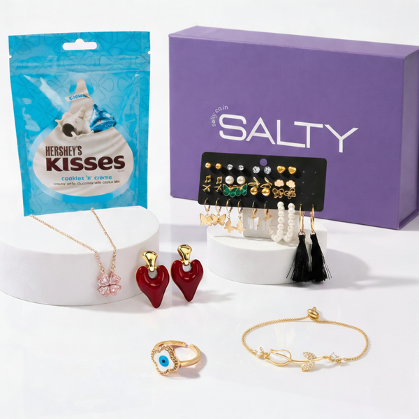 "The Bride Tribe" Jewellery Gift Box for Her with Personalised Card