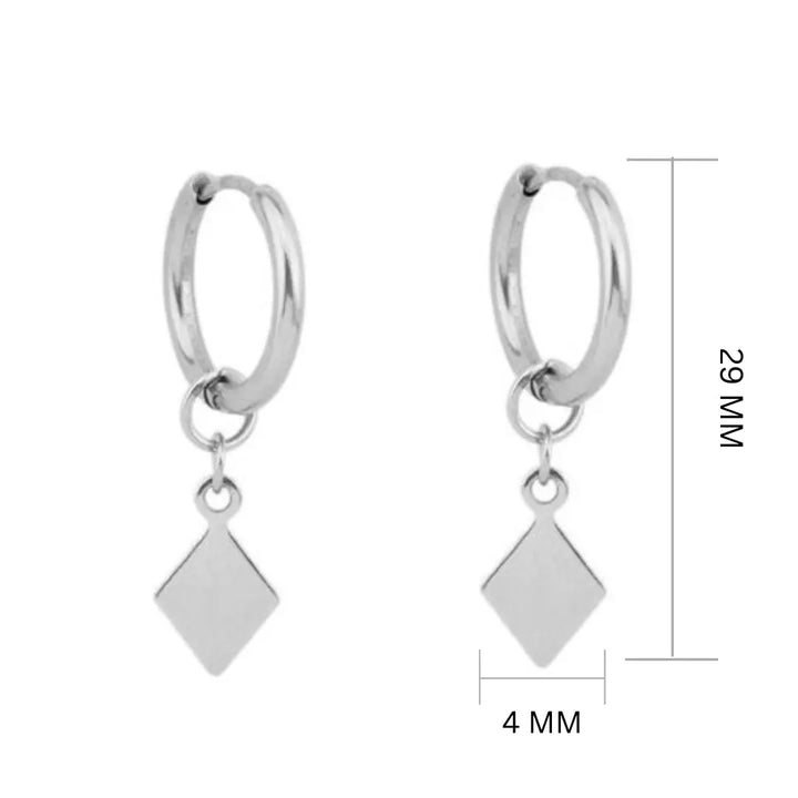 Urban City Silver Earrings | Salty