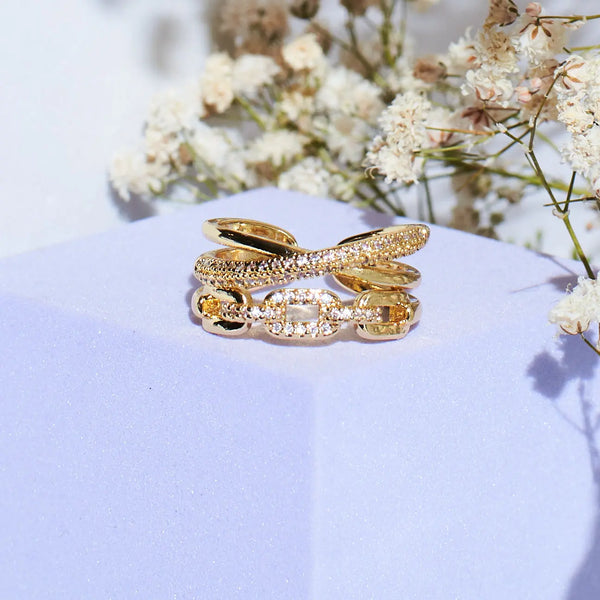 Urban Glamour Golden Ring
