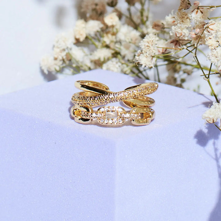 Urban Glamour Golden Ring | Salty