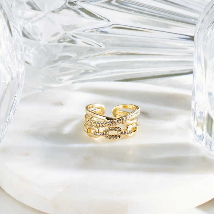 Urban Glamour Golden Ring | Salty