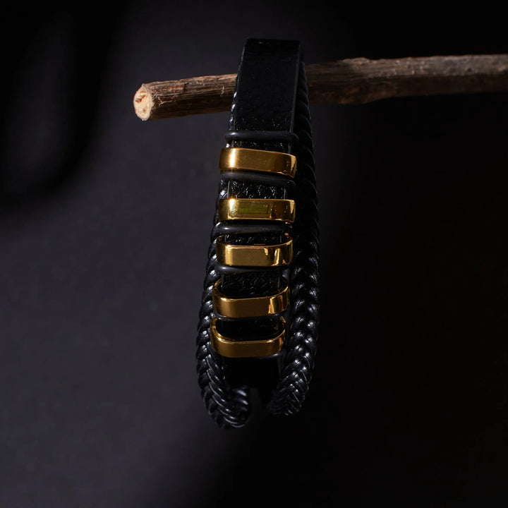 Urban Nomad Leather Band - Gold | Salty