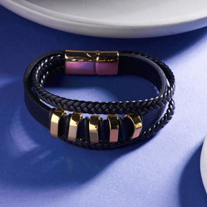 Urban Nomad Leather Band - Gold