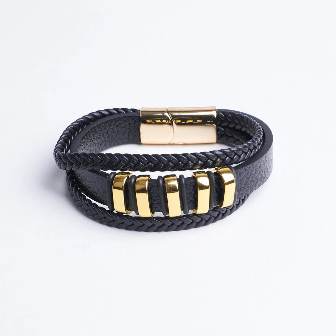 Urban Nomad Leather Band - Gold | Salty