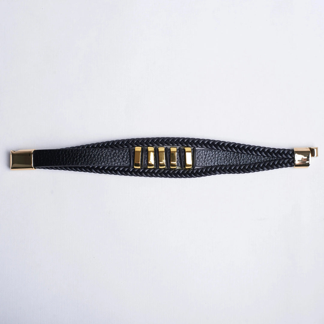 Urban Nomad Leather Band - Gold - Salty Accessories
