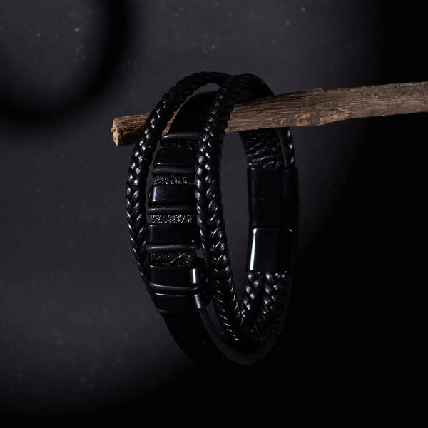 Urban Nomad Leather Band- black