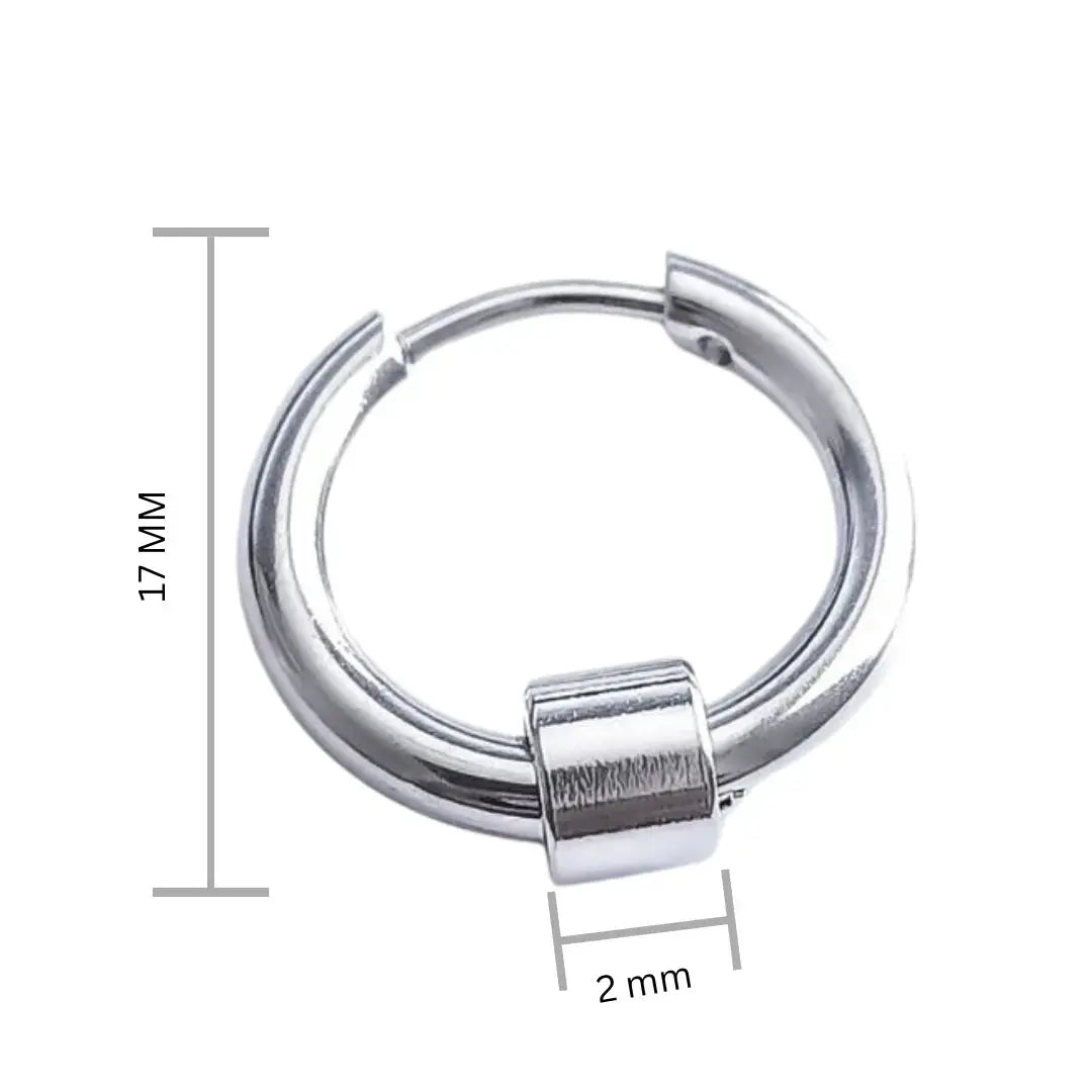 Valor Silver Earring (1 Side) - Salty Accessories