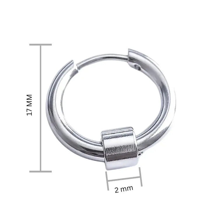 Valor Silver Earring (1 Side) - Salty Accessories