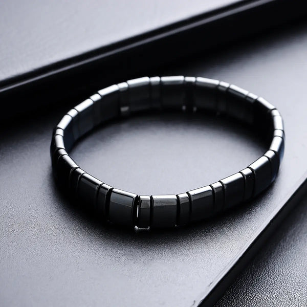Vector Barrel Bracelet with Precision Metal Beads