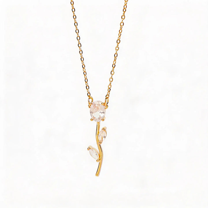 Velisse Drop Earrings &amp; Necklace set - White | Salty