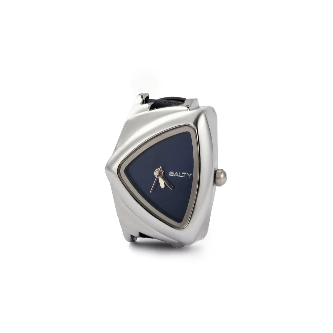 Velvet Curve Ring Watch - Blue | Salty