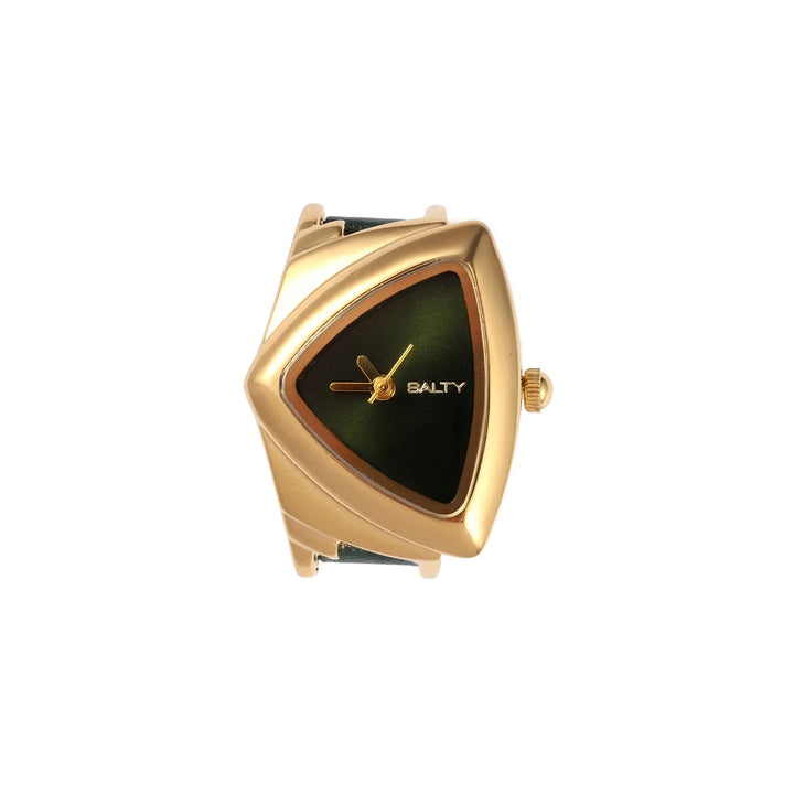 Velvet Curve Ring Watch - Green | Salty