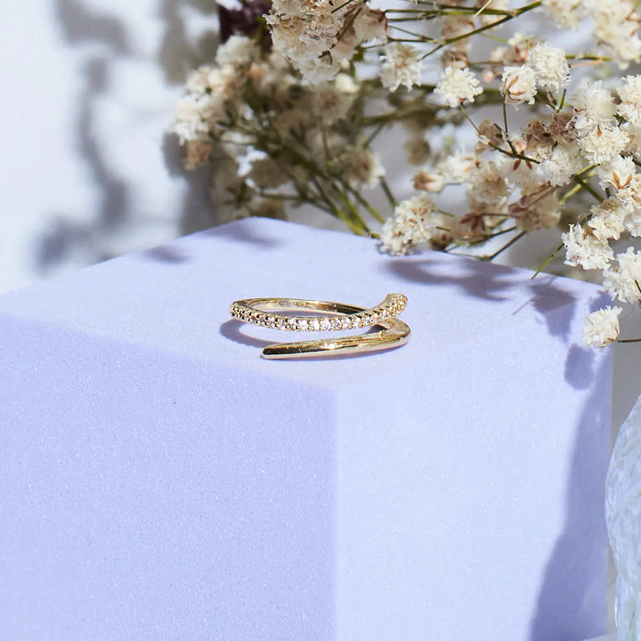 Velvet Vow Golden Ring | Salty