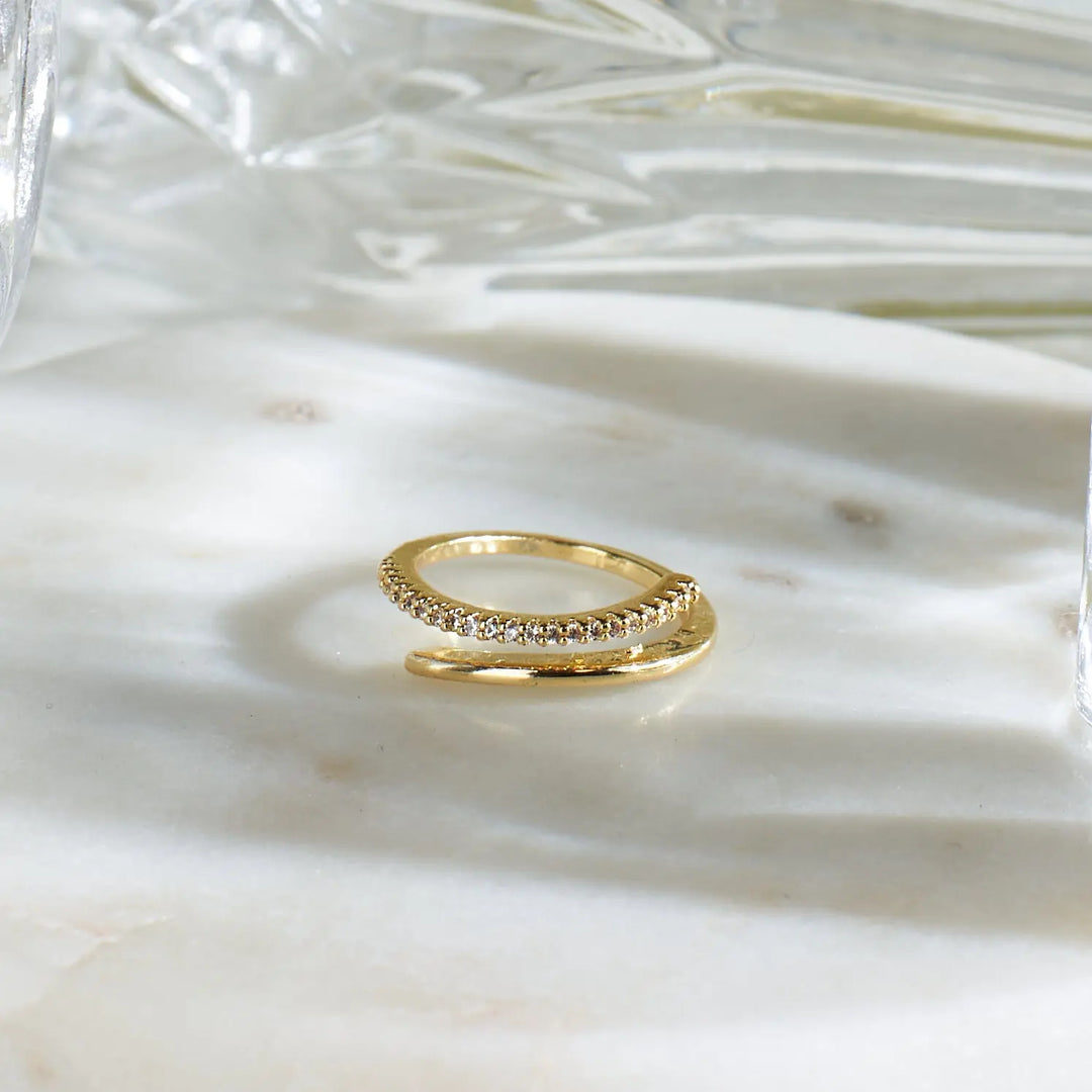 Velvet Vow Golden Ring | Salty