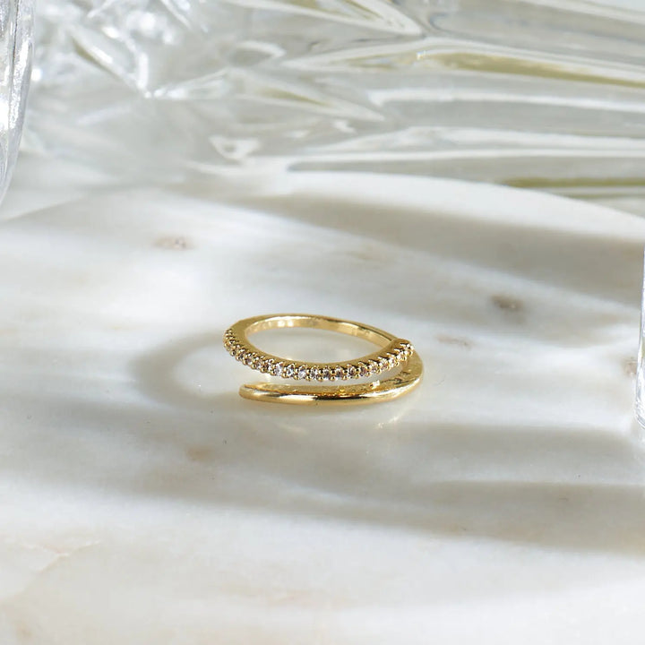 Velvet Vow Golden Ring | Salty