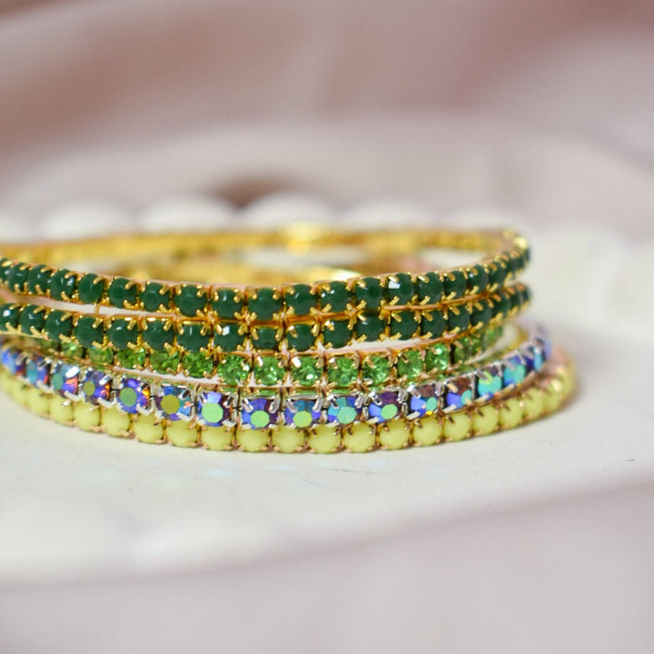 Velvet Night Party Stackable Bands (Set of 5) - Salty Accessories