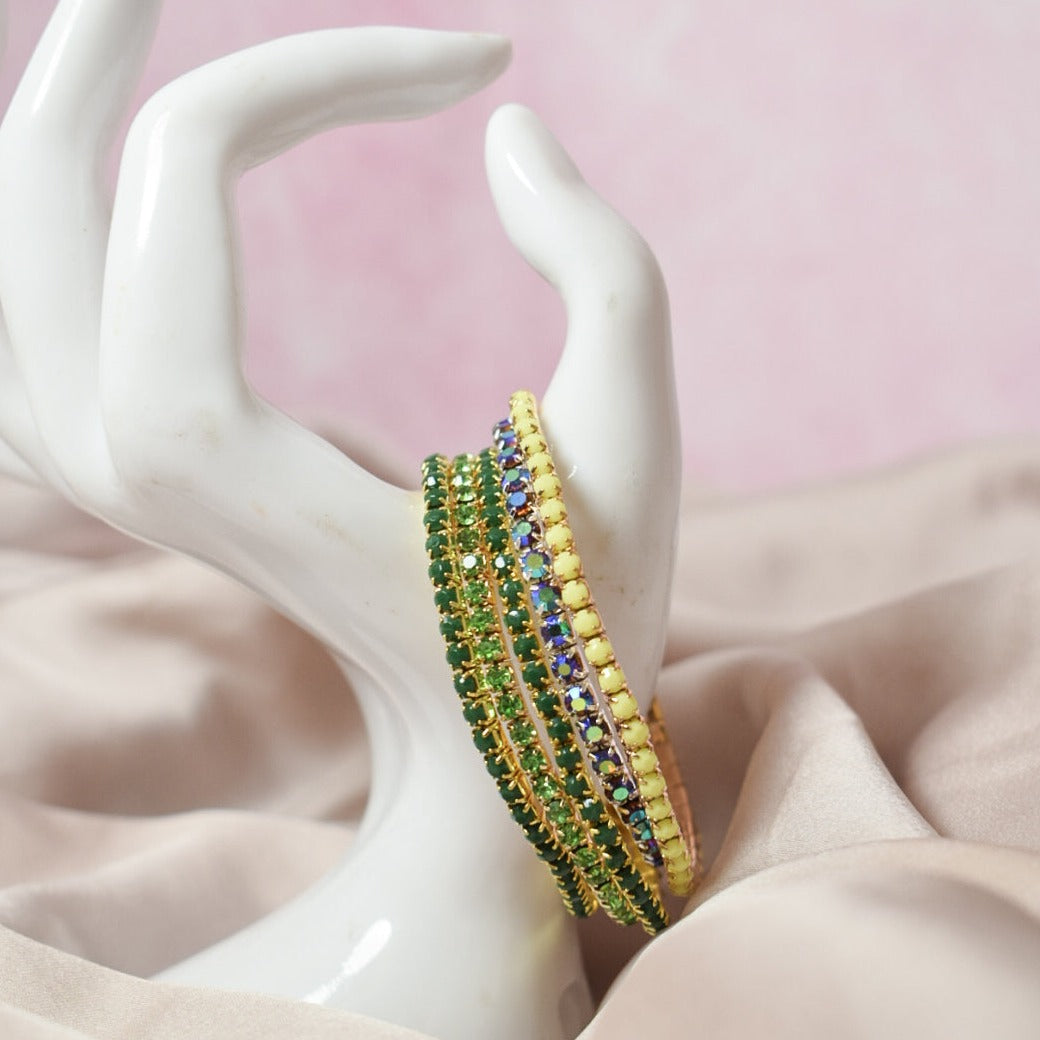 Velvet Night Party Stackable Bands (Set of 5) - Salty Accessories