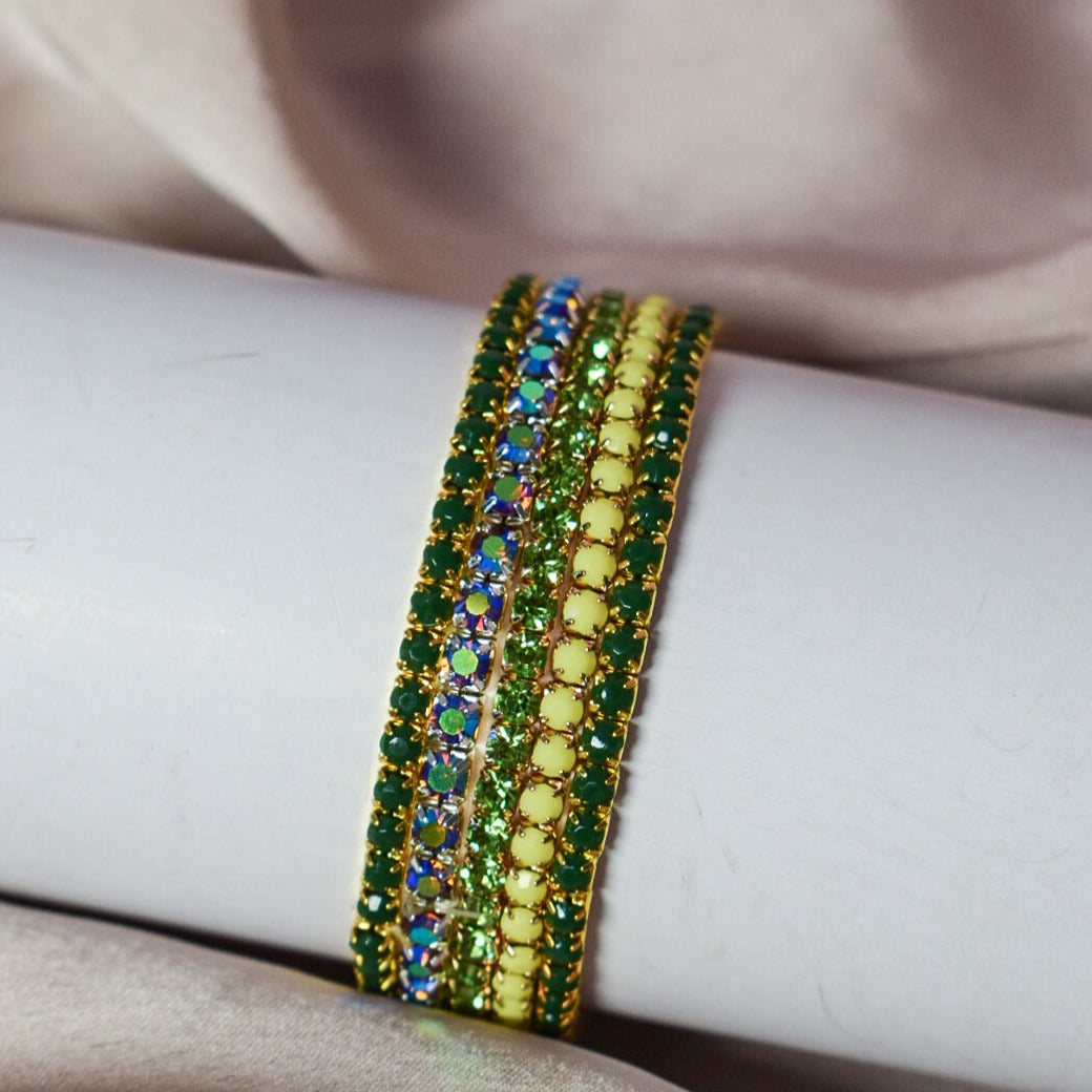 Velvet Night Party Stackable Bands (Set of 5) - Salty Accessories