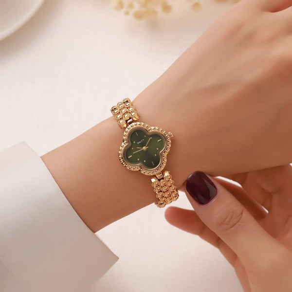 Verdant Aurelia Clover Timepiece