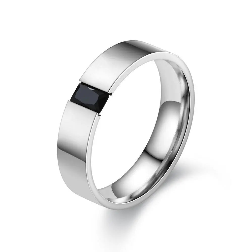 Verde Black Stone Ring - Salty Accessories