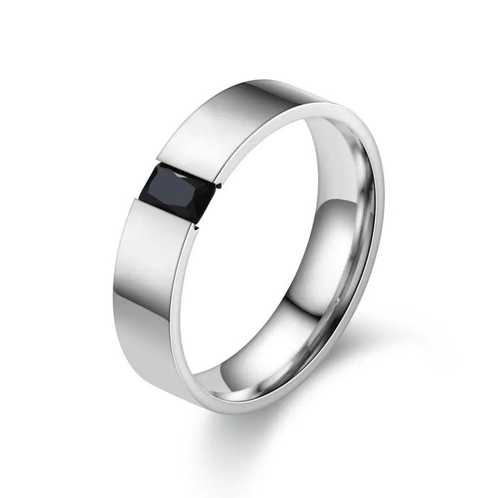 Verde Black Stone Ring - Salty Accessories