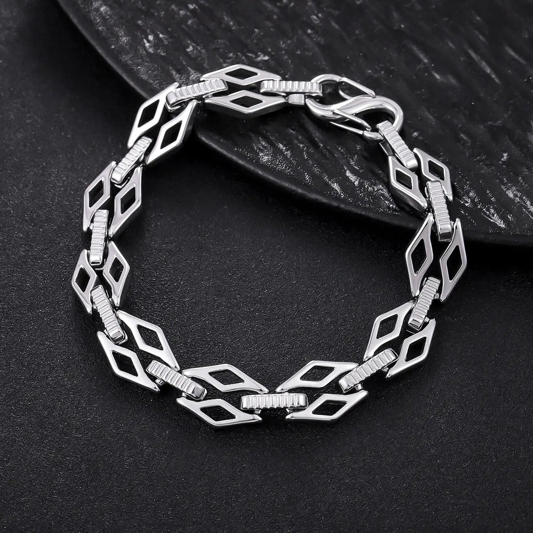 Vertex Diamond Link Bracelet | Salty