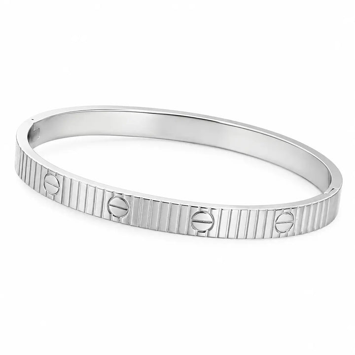 Vertex Screw Bangle Bracelet | Salty