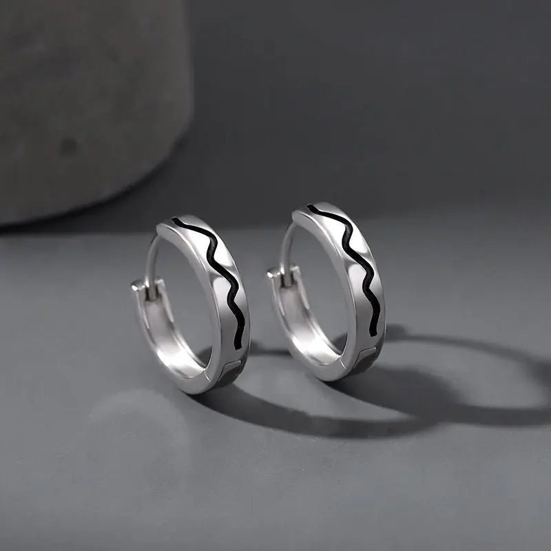 Vervain Silver Hoop - Salty Accessories