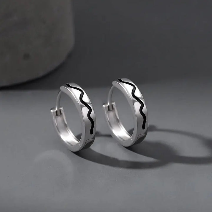 Vervain Silver Hoop - Salty Accessories