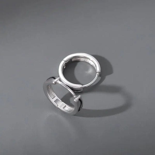 Vervain Silver Hoop