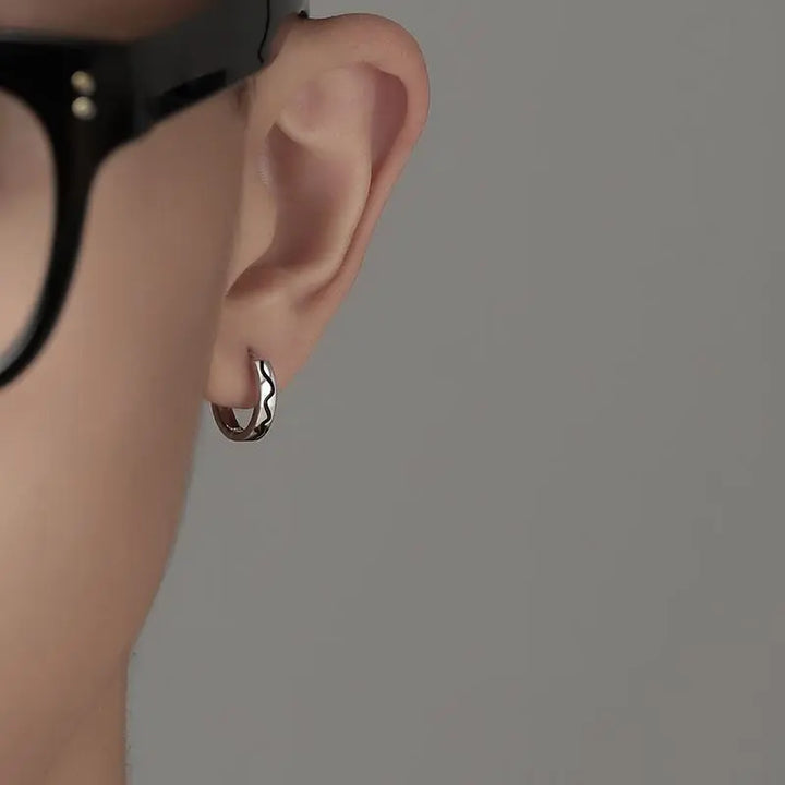 Vervain Silver Hoop - Salty Accessories