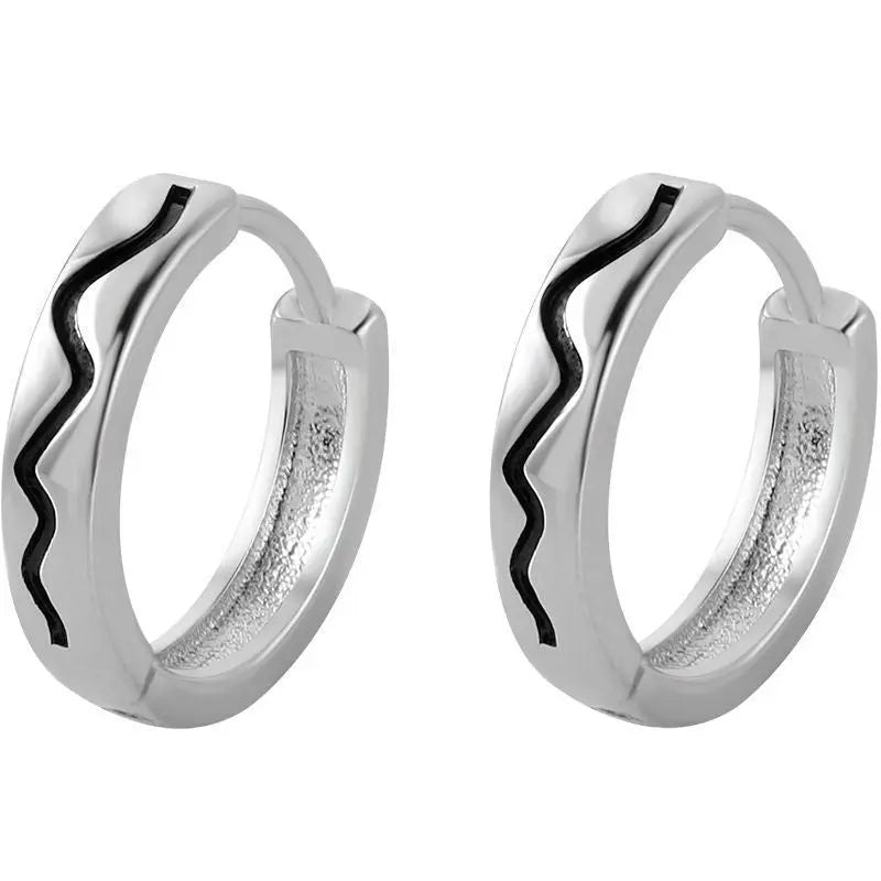 Vervain Silver Hoop - Salty Accessories