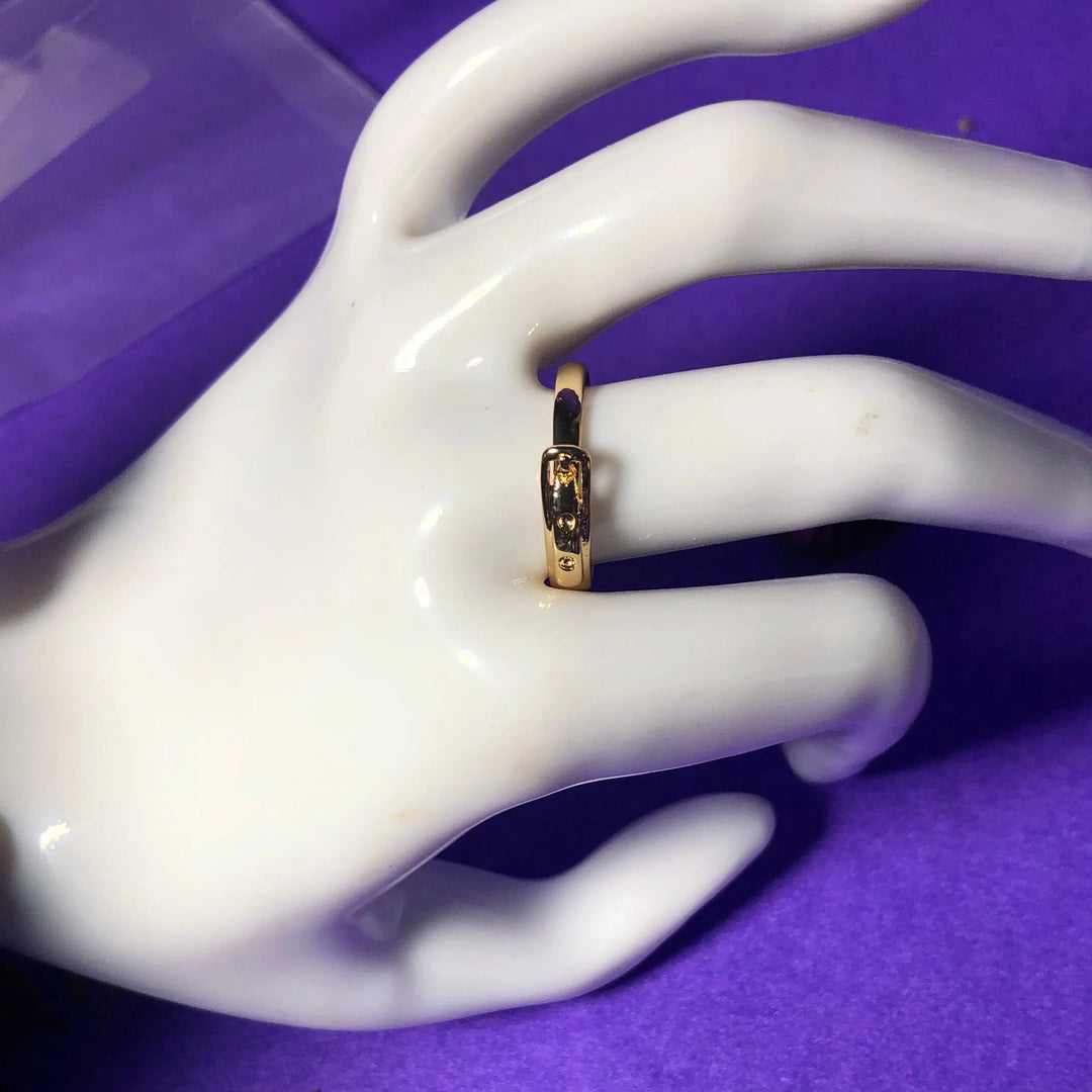 Vintage Belt Gold Ring - Salty Accessories