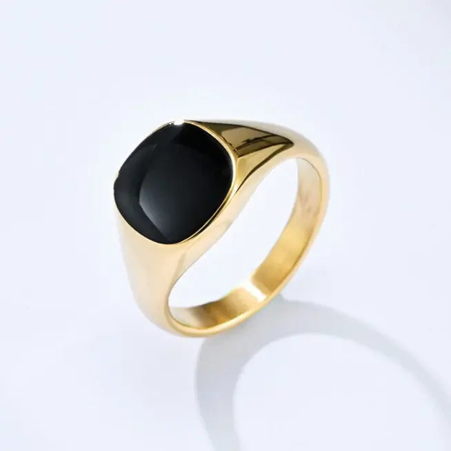 Vintage Punk Golden Ring - Salty Accessories