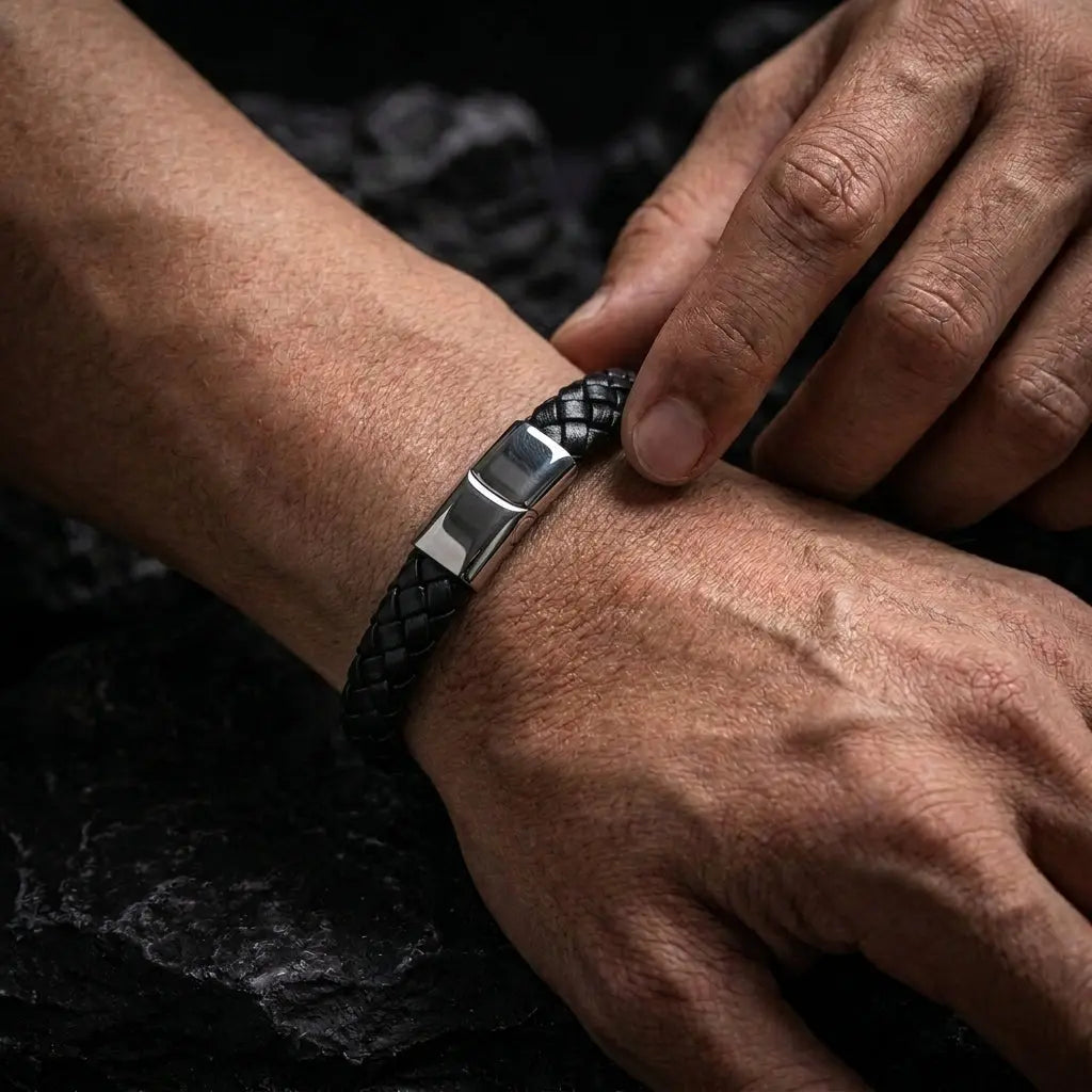 Void Sterling Mens Chain & Bracelet Set | Salty