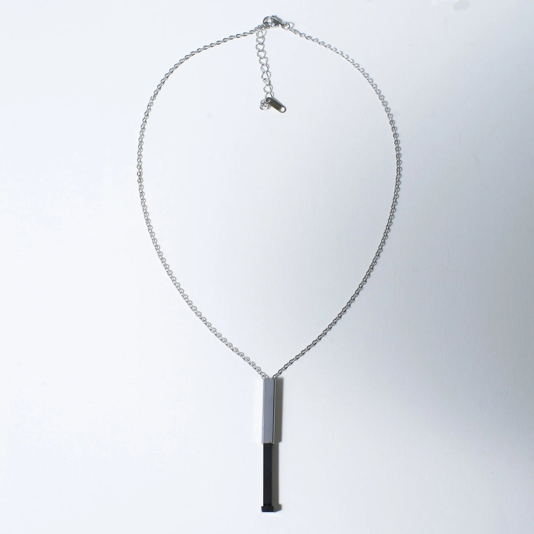 Voluptuous Sliding Black Necklace - Salty Accessories