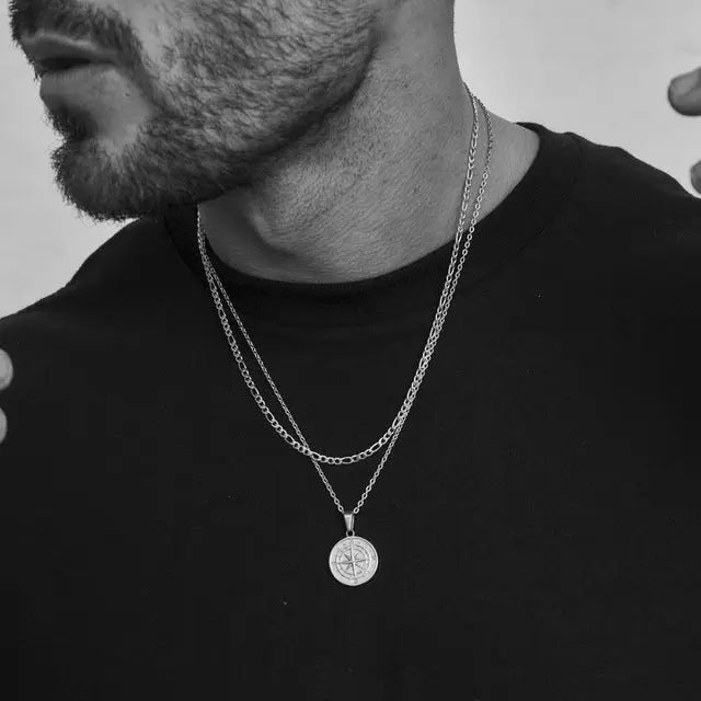 Voyager Compass Pendant Necklace | Salty