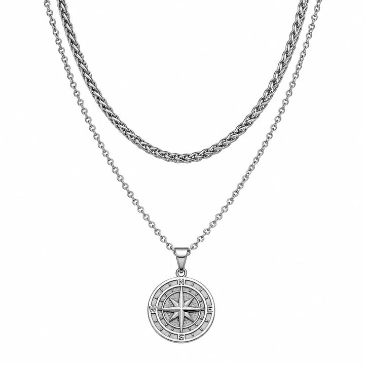 Voyager Compass Pendant Necklace | Salty