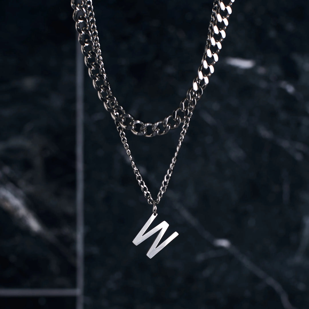 W Bold Silver Chain - Salty Accessories