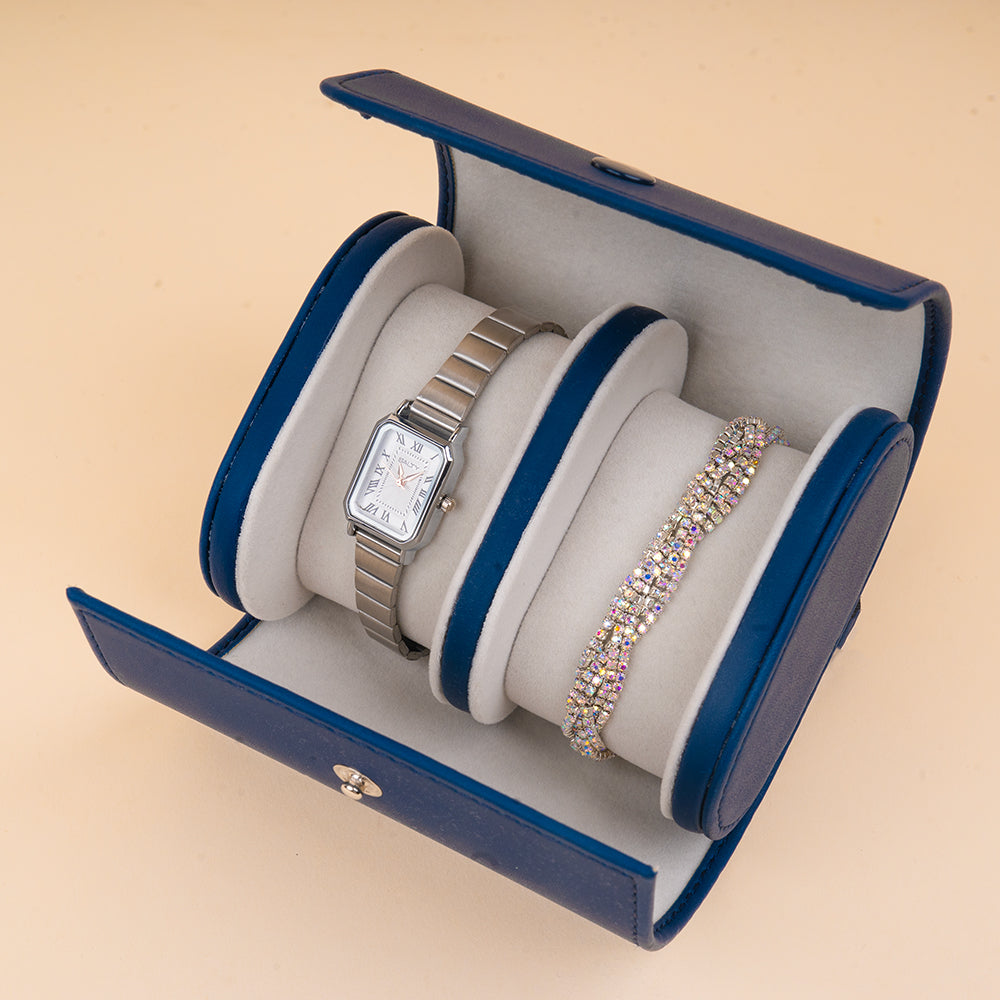 Retro White Watch And Bracelet Stack | Salty – Salty Accessories