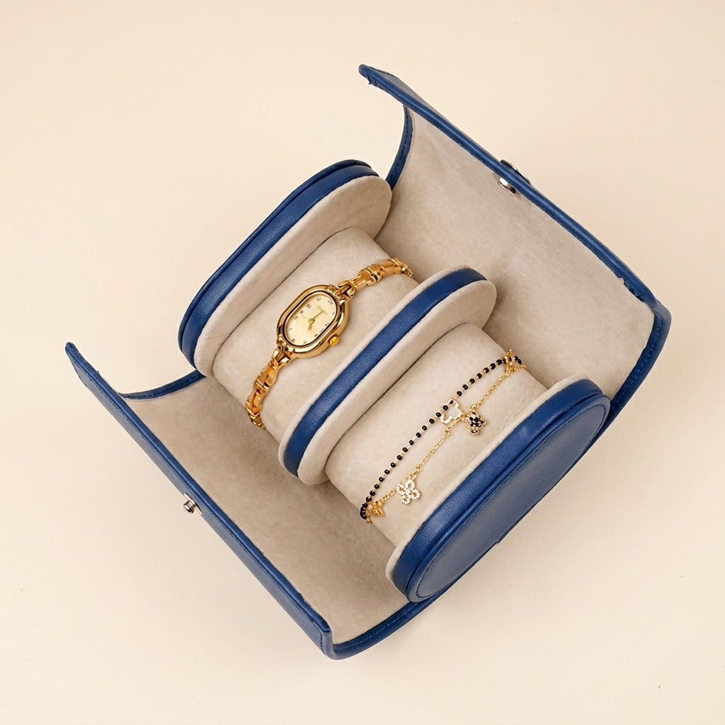 Luxury Oval Watch Bracelet Stack