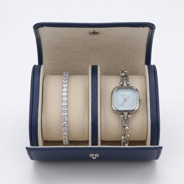 Sparkle All Day Watch Bracelet Stack | Salty