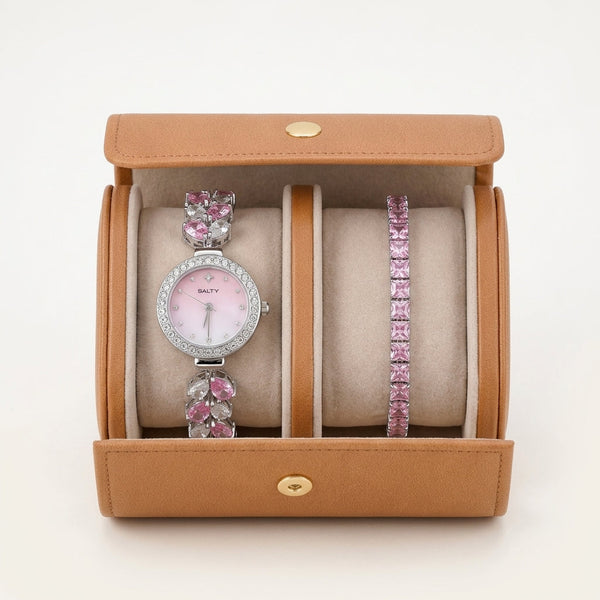 Royal Gleam Watch Bracelet Stack