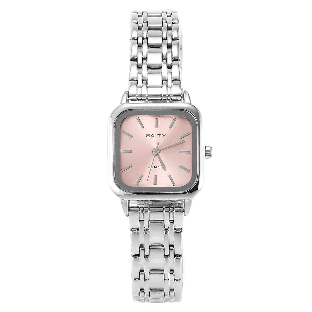 Silver Blush Watch Bracelet Stack | Salty