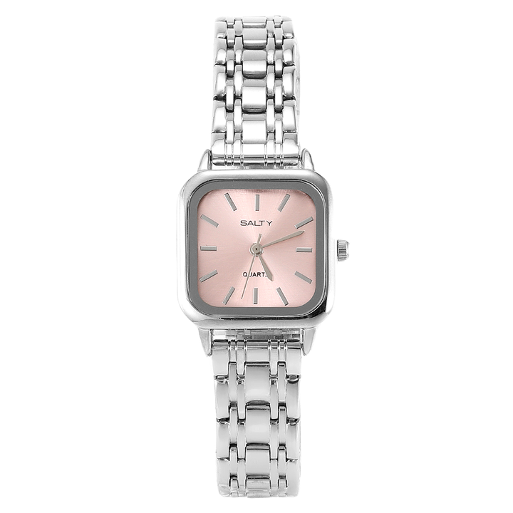 Silver Blush Watch Bracelet Stack | Salty