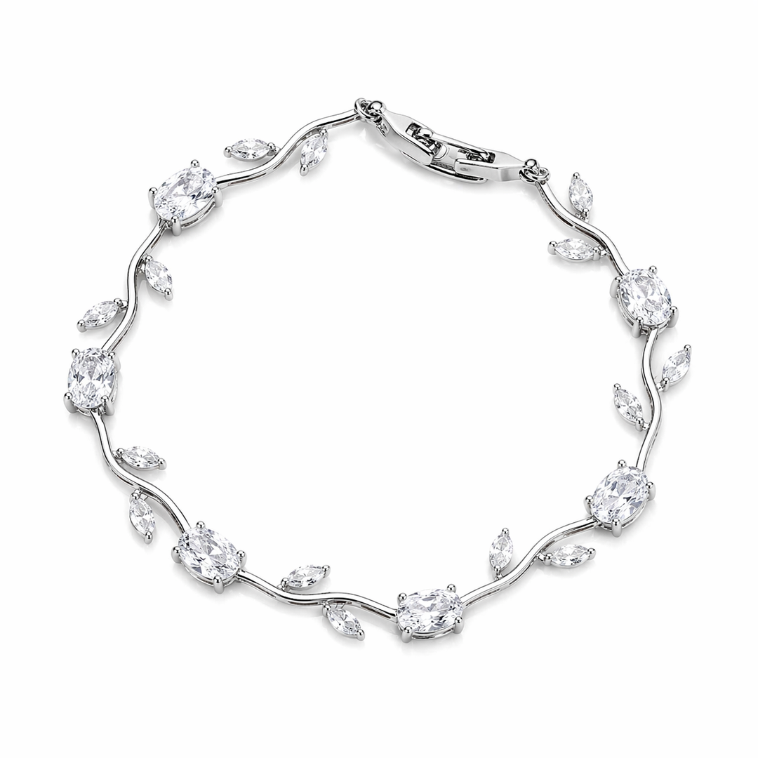 Elegant Sparkle Watch Bracelet Stack | Salty