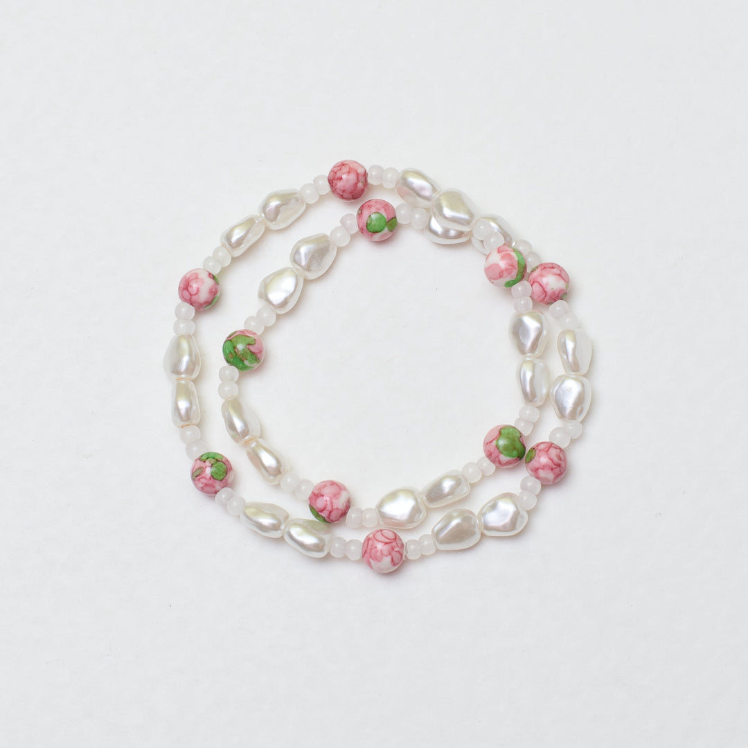 Pearly Promise Watch Bracelet Stack | Salty