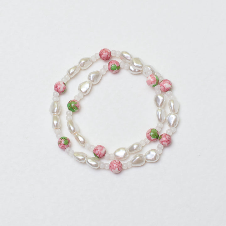 Pearly Promise Watch Bracelet Stack | Salty