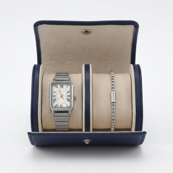 Silver Stunner Watch Bracelet Stack
